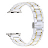 Strap-it Strap-it Correa acero cerámico Apple Watch 8 (blanco/dorado) Strap-it Strap-it Correa acero cerámico Apple Watch 8 (blanco/dorado)