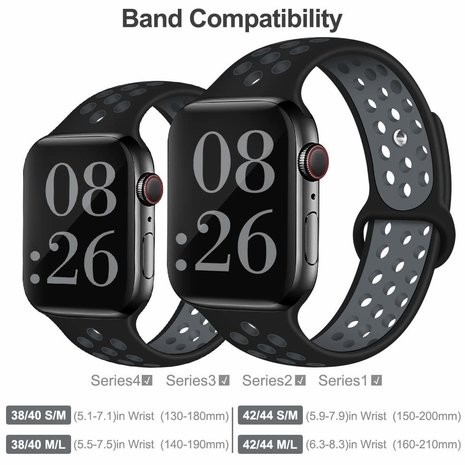 Strap-it Strap-It Correa deportiva Apple Watch Ultra (negra/gris) Strap-it Strap-It Correa deportiva Apple Watch Ultra (negra/gris)