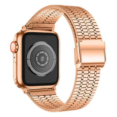Strap-it Strap-It Correa acero inoxidable Apple Watch Ultra (oro rosa) Strap-it Strap-It Correa acero inoxidable Apple Watch Ultra (oro rosa)