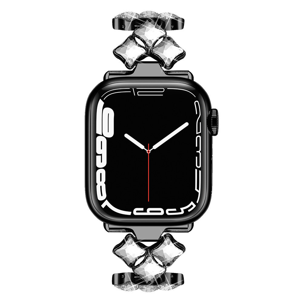 Strap-it Strap-It Correa acero diamante Apple Watch Ultra (negra) Strap-it Strap-It Correa acero diamante Apple Watch Ultra (negra)