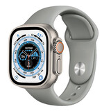 Strap-it Correa silicona Apple Watch Ultra (gris)