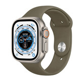 Strap-it Correa silicona Apple Watch Ultra (verde oscuro)