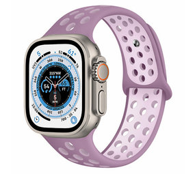 Strap-it Correa deportiva Apple Watch Ultra (violeta claro) Strap-it Correa deportiva Apple Watch Ultra (violeta claro)