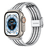 Strap-it Strap-It Correa acero inoxidable Apple Watch Ultra (plata/negro) Strap-it Strap-It Correa acero inoxidable Apple Watch Ultra (plata/negro)