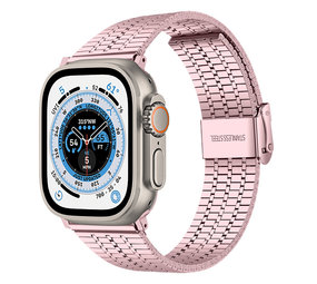 Strap-it Correa acero inoxidable Apple Watch Ultra (rosa) Strap-it Correa acero inoxidable Apple Watch Ultra (rosa)