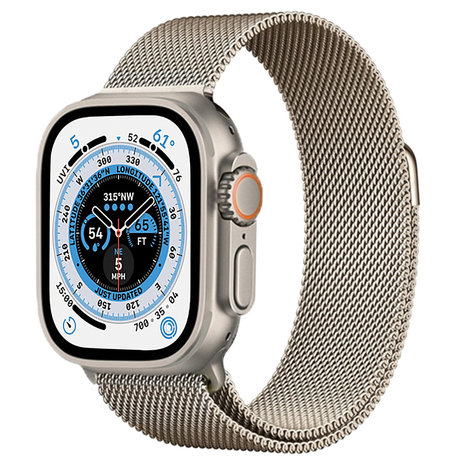 Strap-it Strap-It Correa milanesa Apple Watch Ultra (champán) Strap-it Strap-It Correa milanesa Apple Watch Ultra (champán)