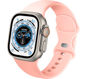 Strap-it Correa Apple Watch Ultra silicona (rosa claro)