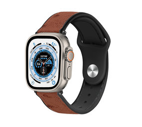 Strap-it Correa cuero híbrida Apple Watch Ultra (marrón) Strap-it Correa cuero híbrida Apple Watch Ultra (marrón)