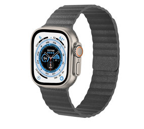 Strap-it Correa cuero loop Apple Watch Ultra (gris) Strap-it Correa cuero loop Apple Watch Ultra (gris)