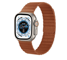 Strap-it Correa cuero loop Apple Watch Ultra (marrón) Strap-it Correa cuero loop Apple Watch Ultra (marrón)