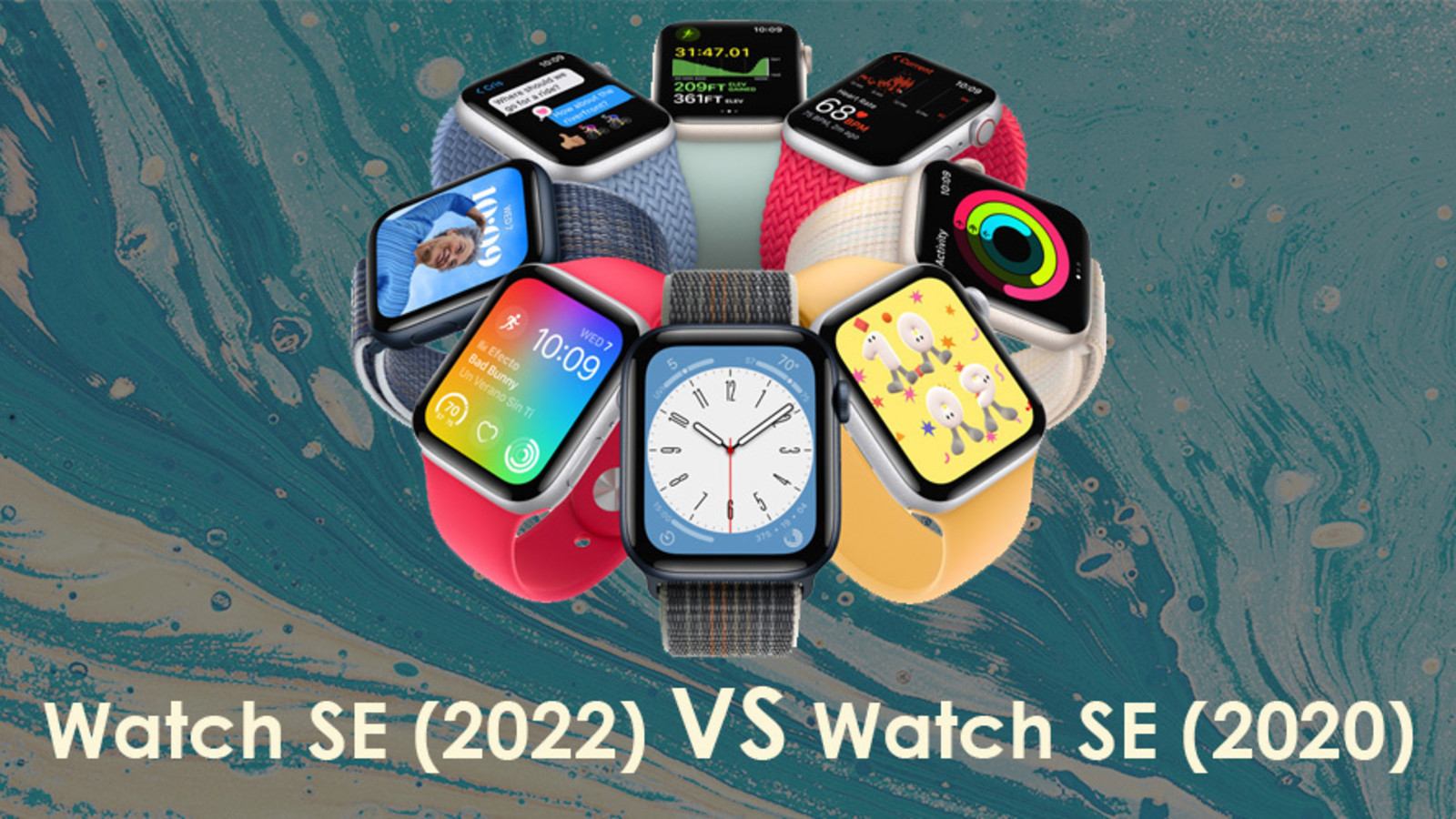 Apple Watch SE 2022 vs Apple Watch SE 2020 