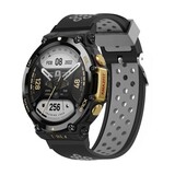 Strap-it Correa deportiva Amazfit T-Rex 2 (negra/gris) Strap-it Correa deportiva Amazfit T-Rex 2 (negra/gris)