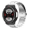 Strap-it Strap-It Correa acero Amazfit T-Rex 2 (plata) Strap-it Strap-It Correa acero Amazfit T-Rex 2 (plata)