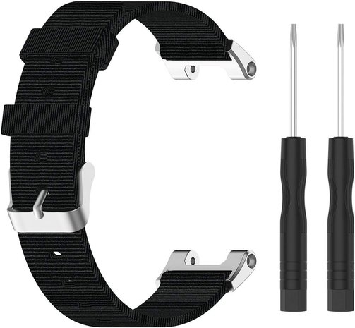 Strap-it Strap-It Correa nylon lienzo Amazfit T-Rex (Pro) (negro) Strap-it Strap-It Correa nylon lienzo Amazfit T-Rex (Pro) (negro)