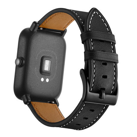 Correa cuero Xiaomi Mi Watch Lite (negro) 