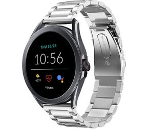 Strap-it Correa acero Fossil Gen 5e 44mm (plateada) Strap-it Correa acero Fossil Gen 5e 44mm (plateada)