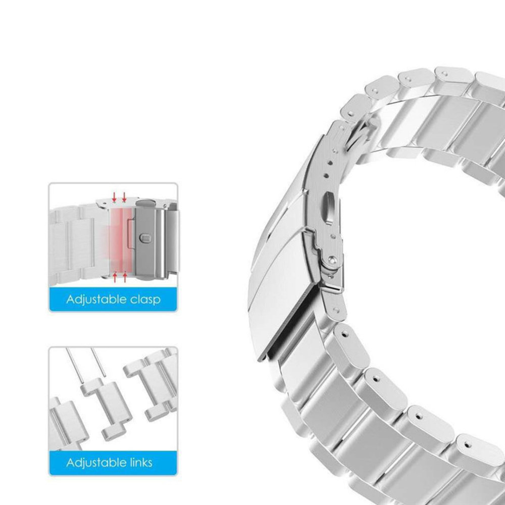 Strap-it Strap-it Correa acero Garmin Forerunner 735xt (plata) Strap-it Strap-it Correa acero Garmin Forerunner 735xt (plata)