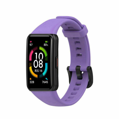 Correa silicona Huawei Band 8 (morado) 