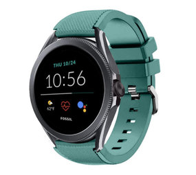 Strap-it Correa silicona Fossil Gen 5e 44mm (verde pino)