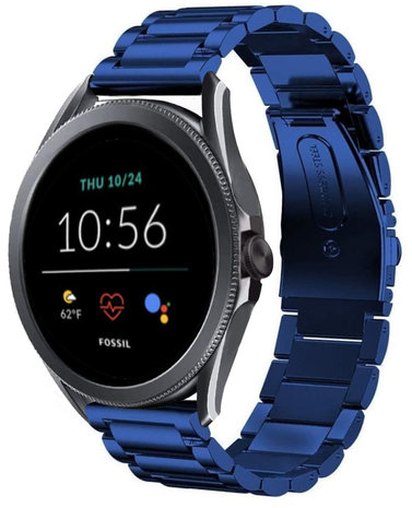 Strap-it Strap-it Correa acero Fossil Gen 5e 44mm (azul) Strap-it Strap-it Correa acero Fossil Gen 5e 44mm (azul)