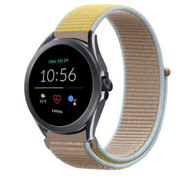 Strap-it Correa nylon Fossil Gen 5e 44mm (camello) Strap-it Correa nylon Fossil Gen 5e 44mm (camello)
