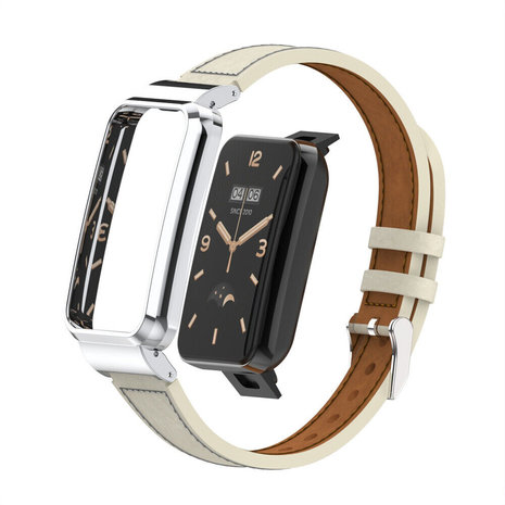 Strap-it Strap-it Correa cuero Xiaomi Smart Band 7 Pro (blanca) Strap-it Strap-it Correa cuero Xiaomi Smart Band 7 Pro (blanca)