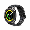 Strap-it Strap-it Correa silicona/cuero Samsung Gear Sport (negro) Strap-it Strap-it Correa silicona/cuero Samsung Gear Sport (negro)