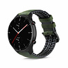 Strap-it Strap-it Correa silicona/cuero Amazfit GTR 2 (negro/verde) Strap-it Strap-it Correa silicona/cuero Amazfit GTR 2 (negro/verde)