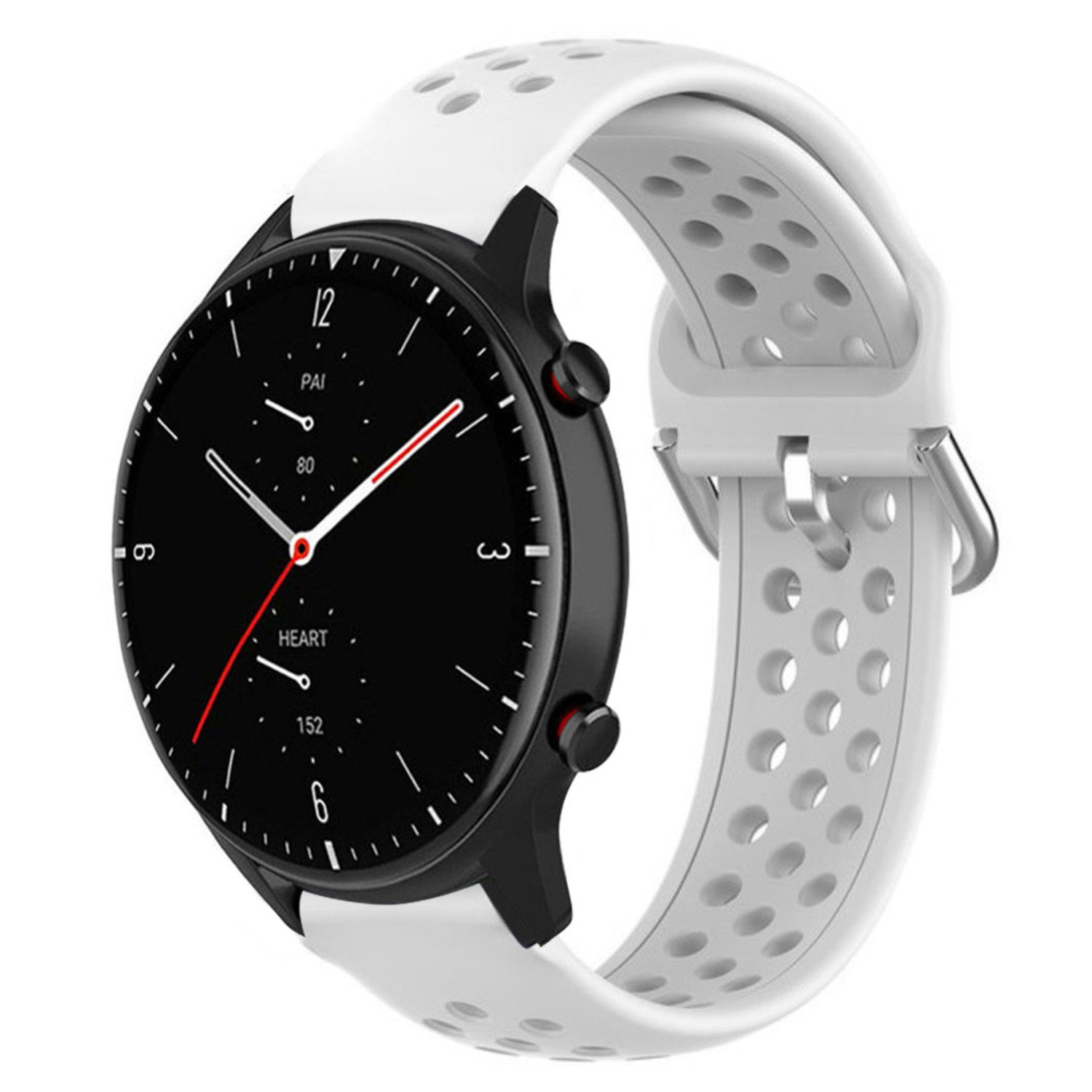 Correa silicona agujeros Amazfit GTR 2 (blanco) 