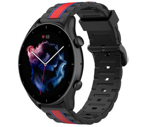 Strap-it Correa edición especial Amazfit GTR 3 (Pro) (negro/roja) Strap-it Correa edición especial Amazfit GTR 3 (Pro) (negro/roja)