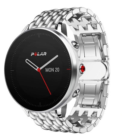 Strap-it Strap-it Correa acero dragón Polar Grit X (plata) Strap-it Strap-it Correa acero dragón Polar Grit X (plata)