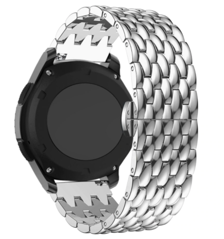 Strap-it Strap-it Correa acero dragón Polar Grit X (plata) Strap-it Strap-it Correa acero dragón Polar Grit X (plata)