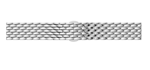 Strap-it Strap-it Correa acero dragón Polar Grit X (plata) Strap-it Strap-it Correa acero dragón Polar Grit X (plata)