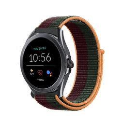 Strap-it Correa nylon Fossil Gen 5e 44mm (cerezo) Strap-it Correa nylon Fossil Gen 5e 44mm (cerezo)