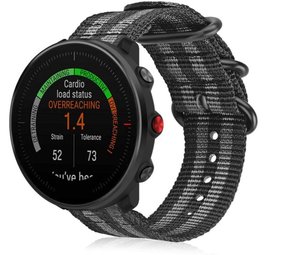 Strap-it Correa nylon con hebilla Polar Vantage M (negro-gris) Strap-it Correa nylon con hebilla Polar Vantage M (negro-gris)