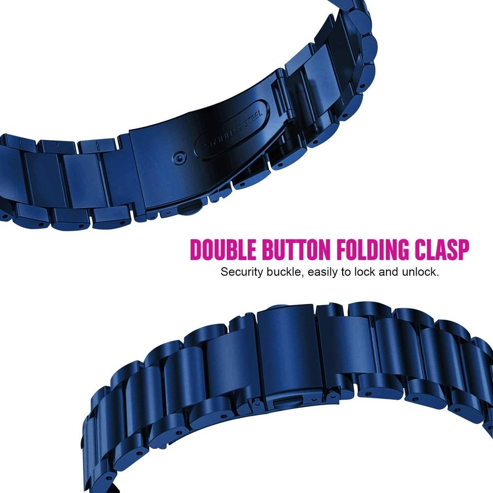 Strap-it Strap-it Correa acero Polar Grit X (azul) Strap-it Strap-it Correa acero Polar Grit X (azul)