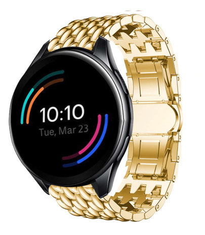 Strap-it Strap-it Correa acero dragón OnePlus Watch (dorado) Strap-it Strap-it Correa acero dragón OnePlus Watch (dorado)