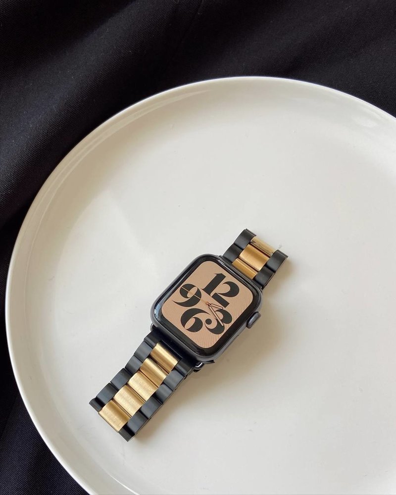 Strap-it Strap-it Correa acero Xiaomi Amazfit GTR (negro/dorado) Strap-it Strap-it Correa acero Xiaomi Amazfit GTR (negro/dorado)