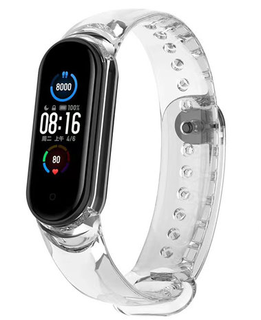Strap-it Strap-it Correa cristal descolorado Xiaomi Mi Band 5 (transparente) Strap-it Strap-it Correa cristal descolorado Xiaomi Mi Band 5 (transparente)