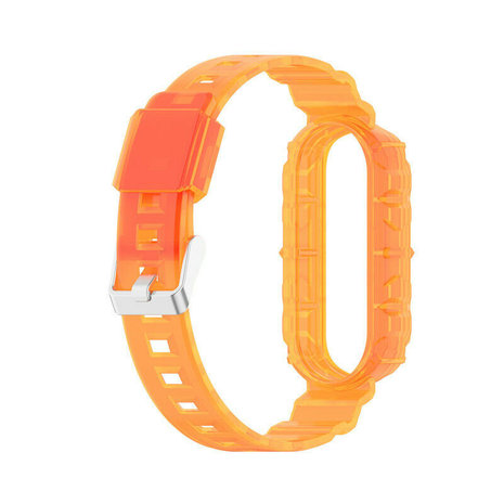 Strap-it Strap-it Correa TPU transparente Xiaomi Mi Band 5 (naranja) Strap-it Strap-it Correa TPU transparente Xiaomi Mi Band 5 (naranja)