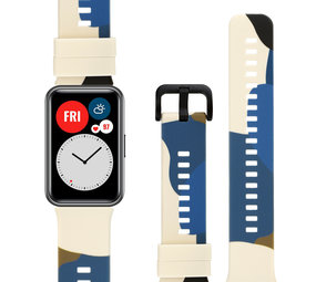 Strap-it Correa camuflaje Huawei Watch Fit New (azul) Strap-it Correa camuflaje Huawei Watch Fit New (azul)