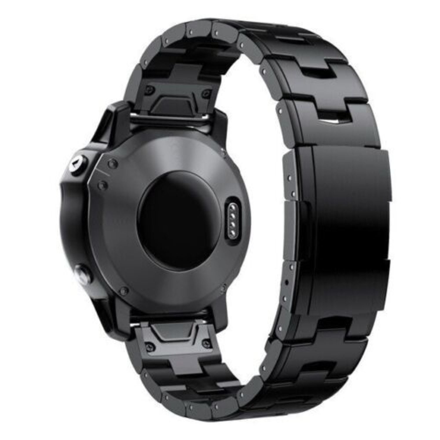 Para Garmin Fenix 7 Pro Sports correa de reloj de silicona de dos colores  (negro +