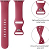 Strap-it Strap-it Correa silicona Apple Watch (burdeos) Strap-it Strap-it Correa silicona Apple Watch (burdeos)