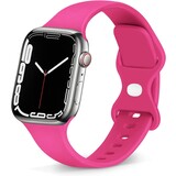 Strap-it Correa silicona Apple Watch (rosa brillante)