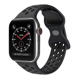 Strap-it Correa deportiva Apple Watch (gris oscuro/negro) Strap-it Correa deportiva Apple Watch (gris oscuro/negro)