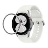 Strap-it Strap-it Samsung Galaxy Watch 4 44mm bisel anillo velocidad (plata) Strap-it Strap-it Samsung Galaxy Watch 4 44mm bisel anillo velocidad (plata)