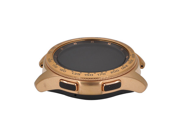 Strap-it Strap-it Samsung Galaxy Watch 4 Classic 42mm bisel anillo velocidad (oro rosa) Strap-it Strap-it Samsung Galaxy Watch 4 Classic 42mm bisel anillo velocidad (oro rosa)