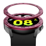 Strap-it Samsung Galaxy Watch 5 44mm bisel anillo tiempo (burdeos) Strap-it Samsung Galaxy Watch 5 44mm bisel anillo tiempo (burdeos)