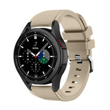 Strap-it Correa silicona Samsung Galaxy Watch 4 Classic 46mm (beige)