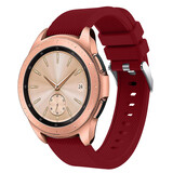 Strap-it Correa silicona Samsung Galaxy Watch 42mm (burdeos)